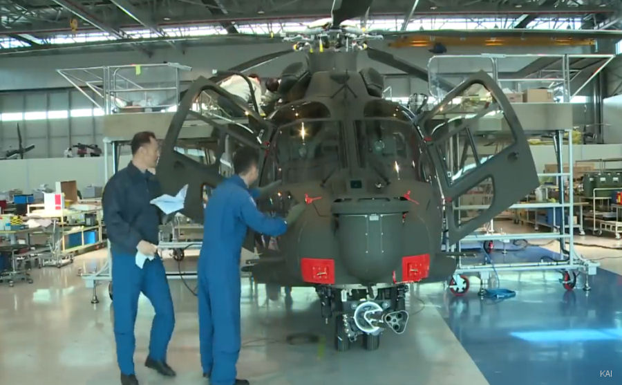 Korean Light Armed Helicopter (LAH) First Engine Run