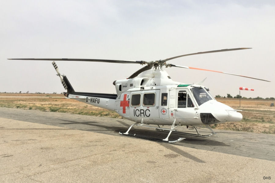 GHS’ Bell 412 Supports Red Cross in Nigeria