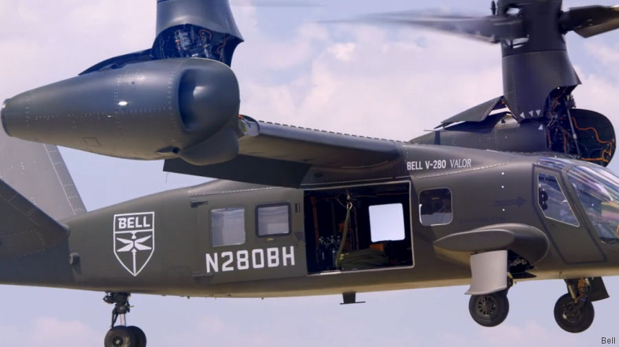 helicopter news April 2019 First Fast Rope and PDAS Flight for V-280 Valor