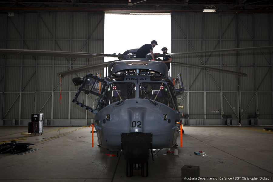 Kiwi NH90 Deployed Against Australia Bushfires