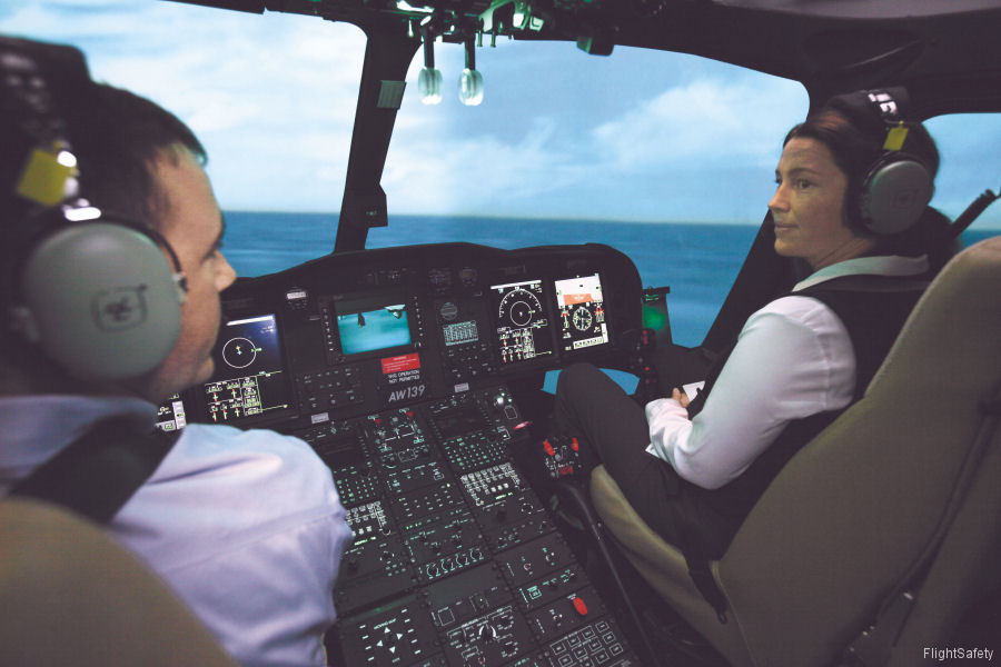 FlightSafety New AW139 and EC145 Simulators