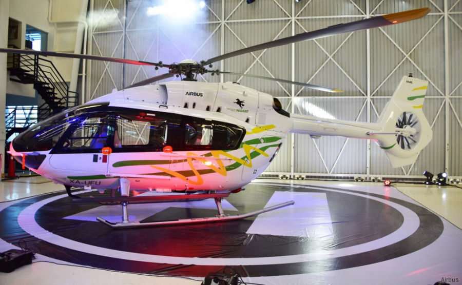 helicopter news March 2020 First H145 Delivered to Mexico Pegaso