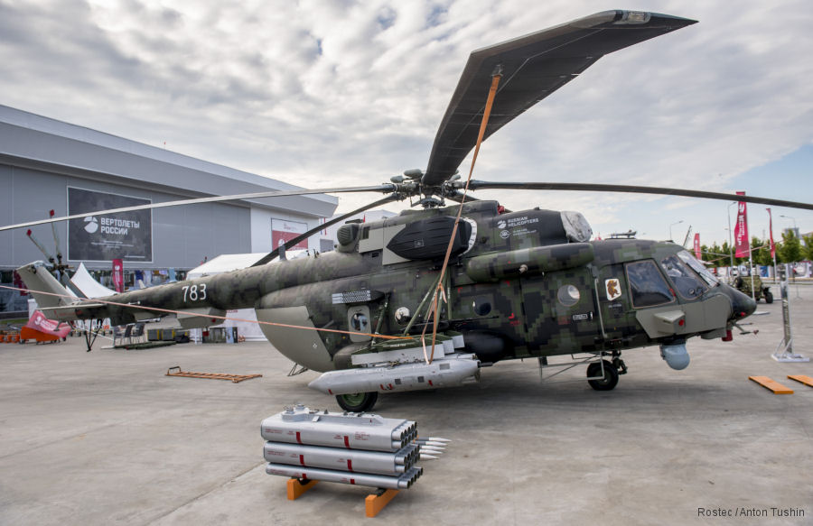 Mi-171Sh Storm Unveiled at Army 2020