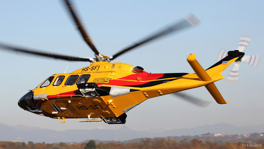 Photos of AW139 in SFS Aviation helicopter service.