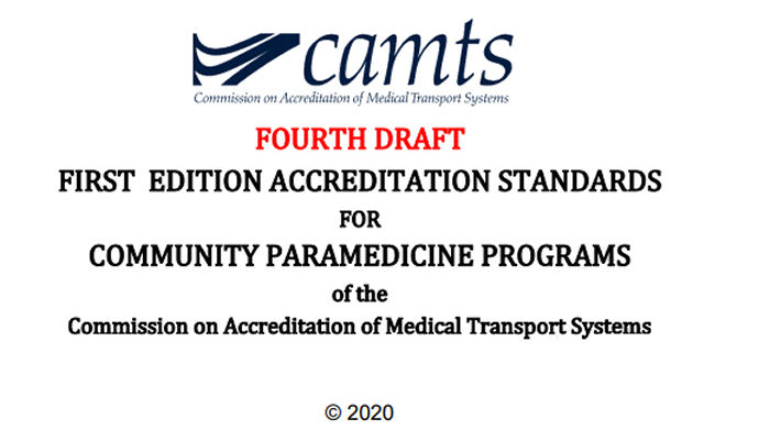 CAMTS Paramedicine Accreditation Standards