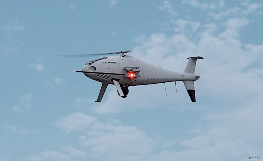 Camcopter Drone in Sulphur Sniffer Capability Test