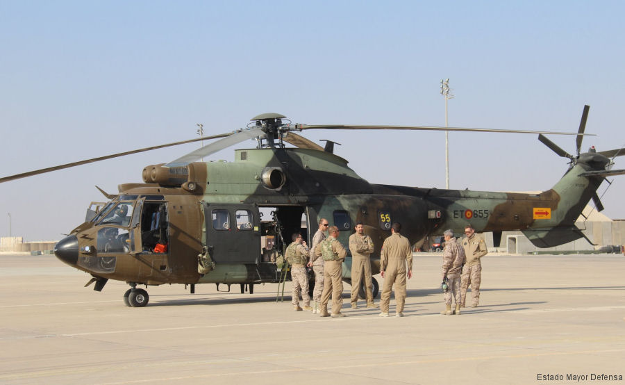 Spanish Helicopters at Al Asad Airbase