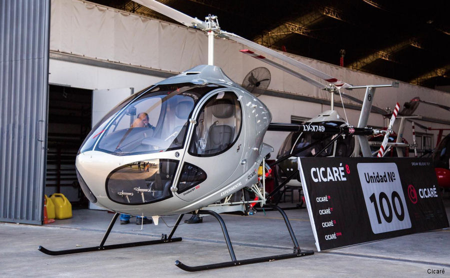 Cicaré Delivers 100th Helicopter