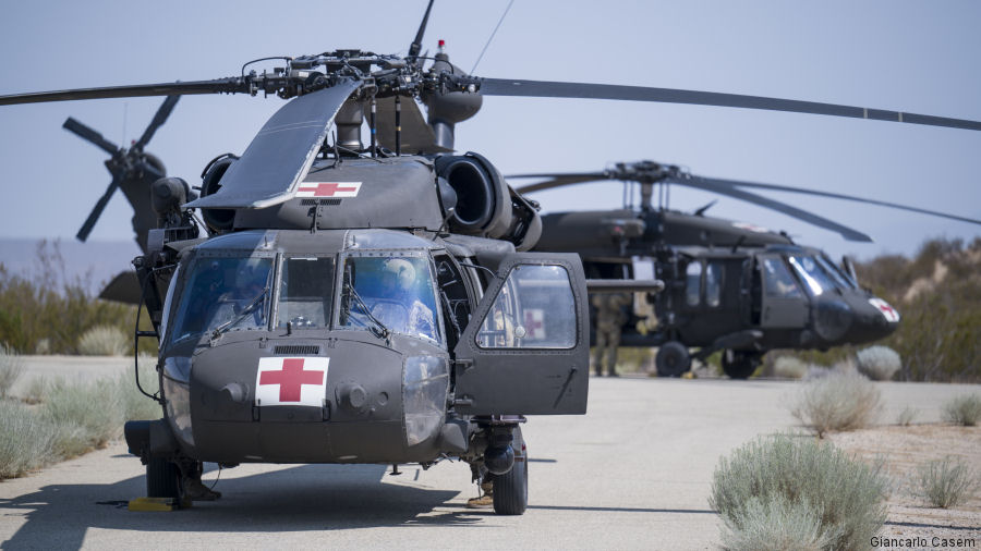 USAF “Dustoff” Training with Fort Irwin Helicopters