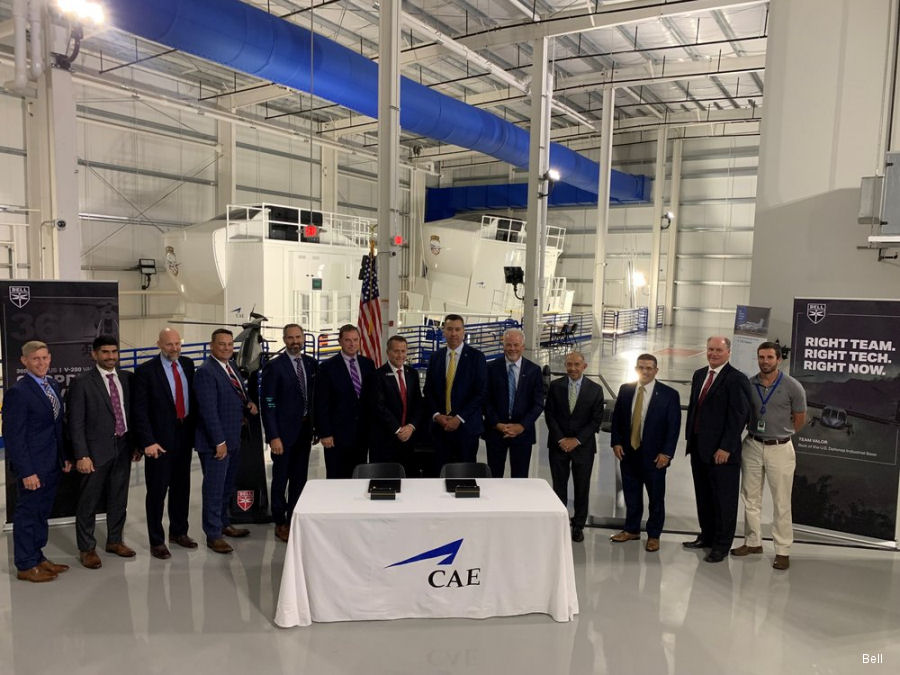 Bell Teams with CAE for FLRAA and FARA Training