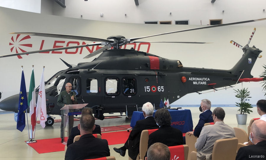 helicopter news June 2021 Leonardo Delivers HH-139B to Italian Air Force