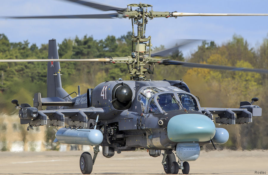Upgraded Ka-52M Alligator for Russia
