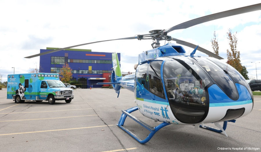 Children Hospital of Michigan New Helicopter