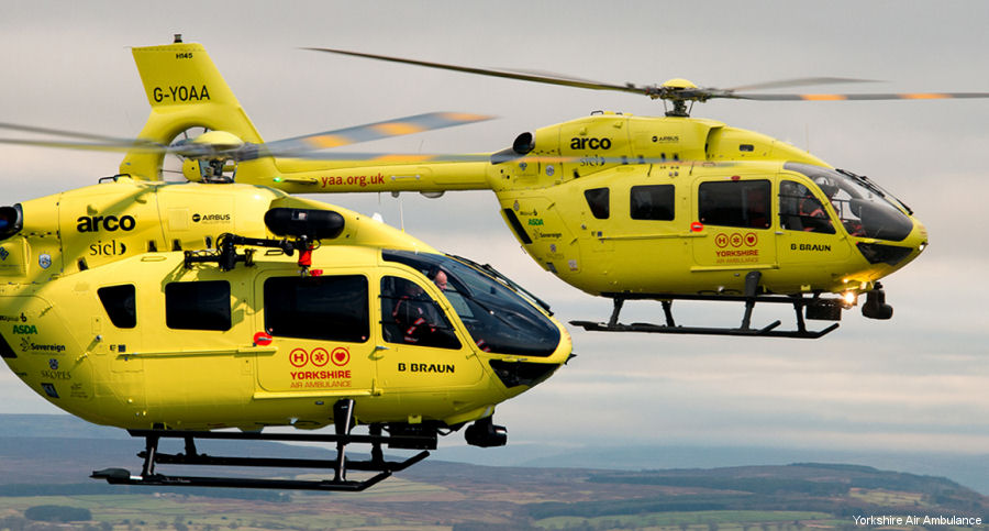 Yorkshire Air Ambulance Upgrades to 5-bladed H145