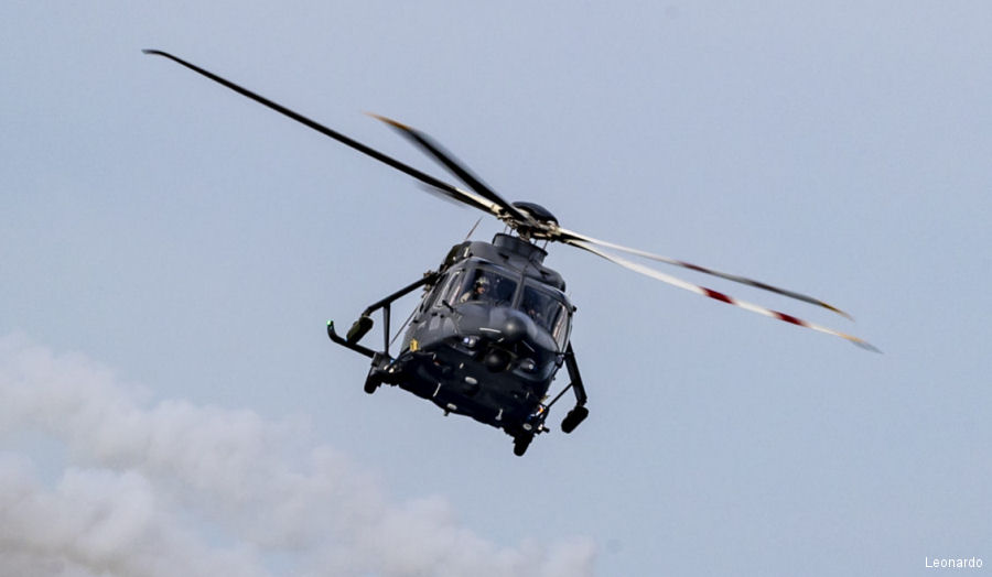 helicopter news February 2022 AW149 in Weapons Firing Trials