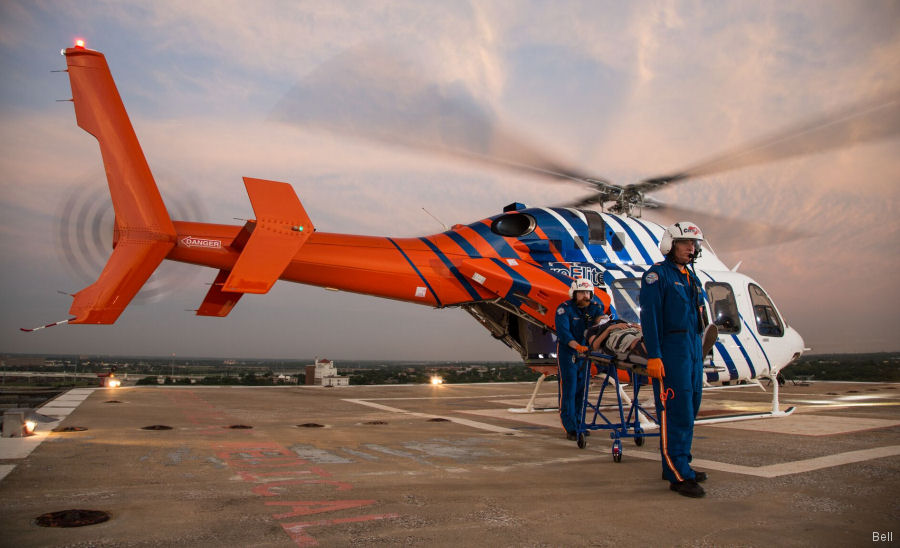 Honoring Heroes during EMS Week : Bell 407GX pilot