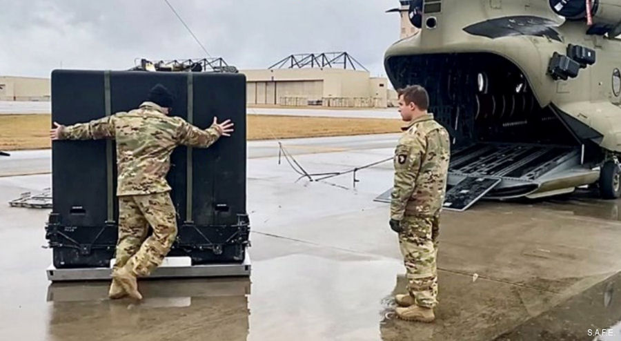 ERFS Internal Fuel Tank for National Guard Chinooks