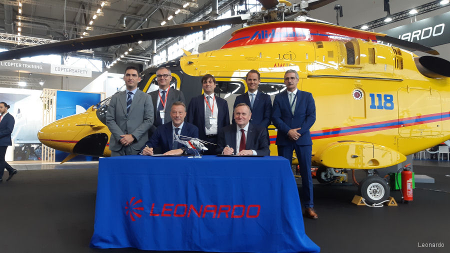 helicopter news November 2022 HeliService Named Leonardo Excellent Service Centre
