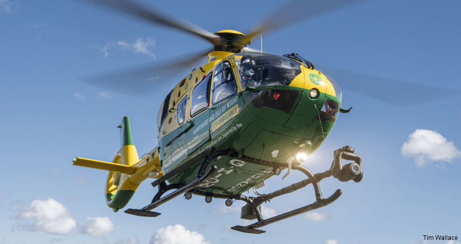 Babcock Renews with Hampshire and Isle of Wight Air Ambulance