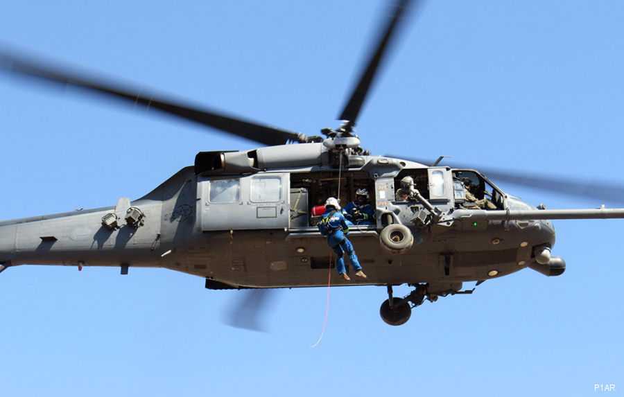 P1AR in Hoist Rescue Training for USAF