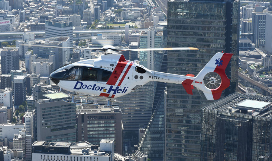Airbus Delivers 100th H135 in Japan