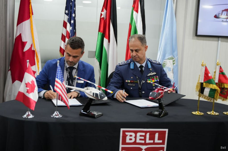 Jordan Orders Ten Bell 505 Trainer Helicopters