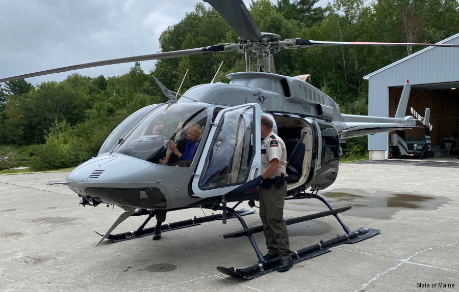 Maine Forest Service Adds Bell 407 Helicopter