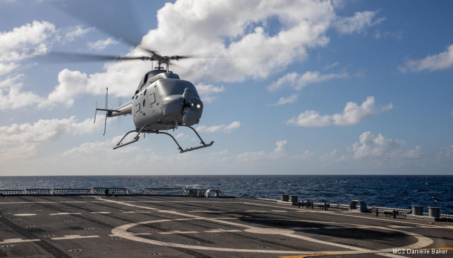 US Navy MQ-8C Drone Operational Deployment