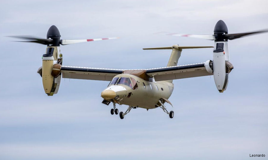 Production Aircraft AW609 Maiden Flight