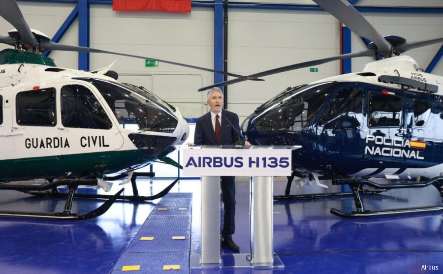 helicopter news October 2022 Airbus Delivered First of 36 H135 to Spain