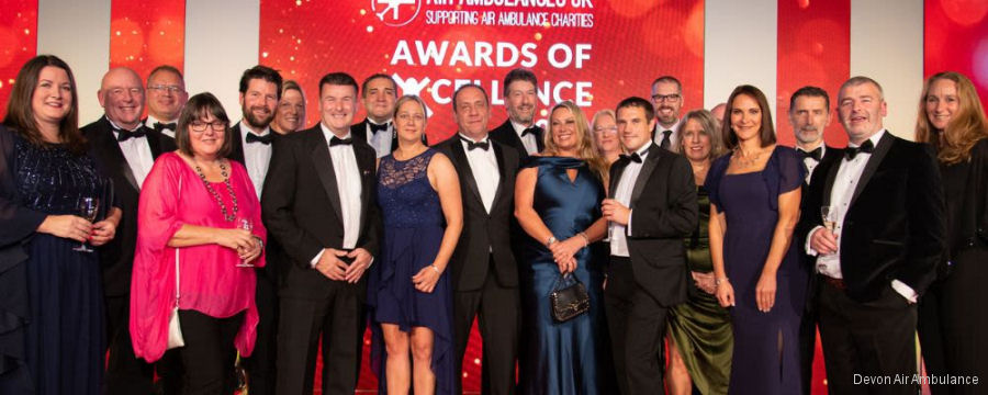 Four Industry Awards for Devon Air Ambulance