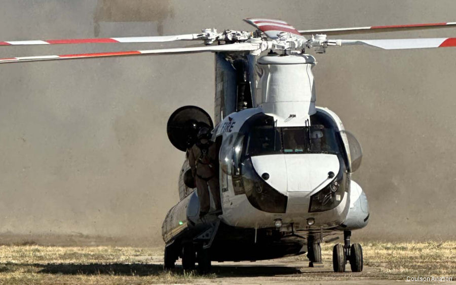 Coulson Chinooks Against California Wildfires