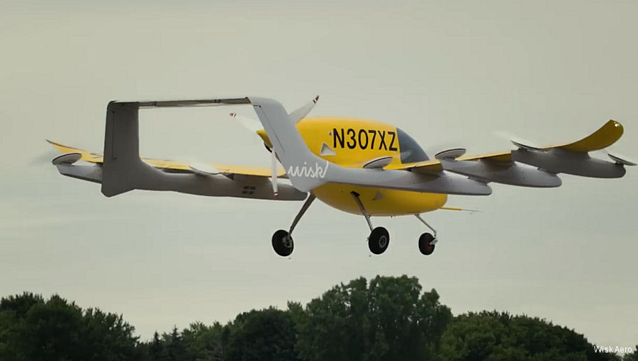 Wisk Aero eVTOL at EAA AirVenture 2023