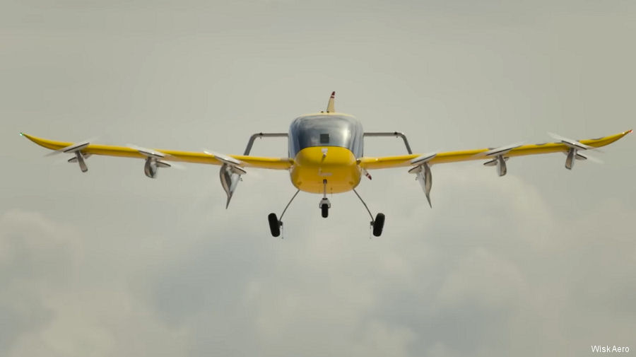 Wisk Aero eVTOL at EAA AirVenture 2023