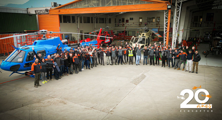 Ecocopter Celebrates 20th Anniversary in South America