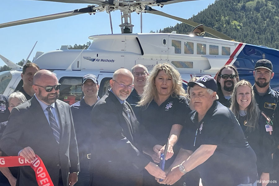 New Air Ambulance Helicopter at Hot Springs, SD