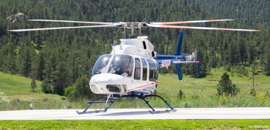 New Air Ambulance Helicopter at Hot Springs, SD