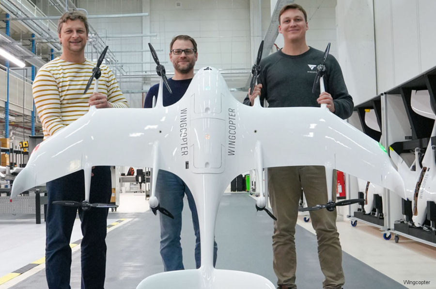 Hydrogen Power for Wingcopter Drone