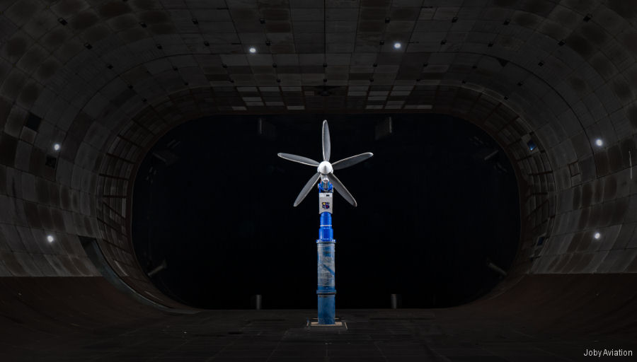 Joby Propeller Testing at NASA Ames Wind Tunnel