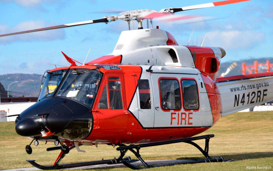 Alpine Completed Bell 412 for NSW Rural Firefighters