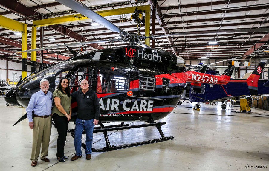 New EC145e for Ohio UC Health Air Care