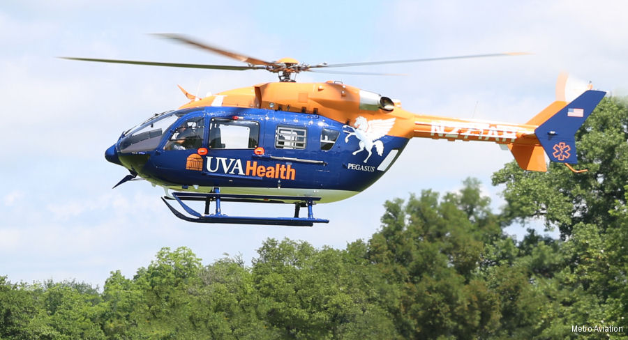 Virginia’ UVA Health Air Ambulance Upgrades to EC145e