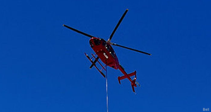 Nautilus Bell 407GXi Relief efforts in Queensland