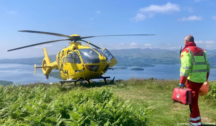 Scotland’s Charity Air Ambulance 5,000th Callout
