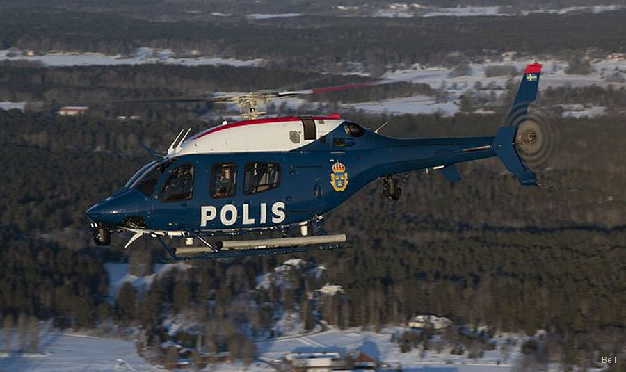 Swedish Police Bell 429s Performs Over 4,500 Missions