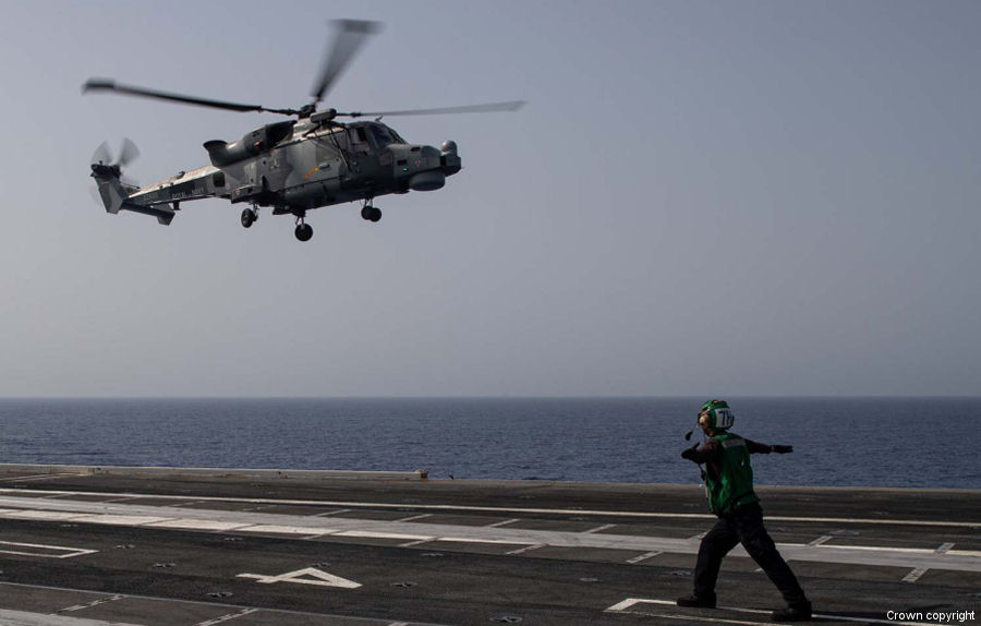 Wildcat is First Royal Navy Helicopter to Land on USS Gerald R Ford