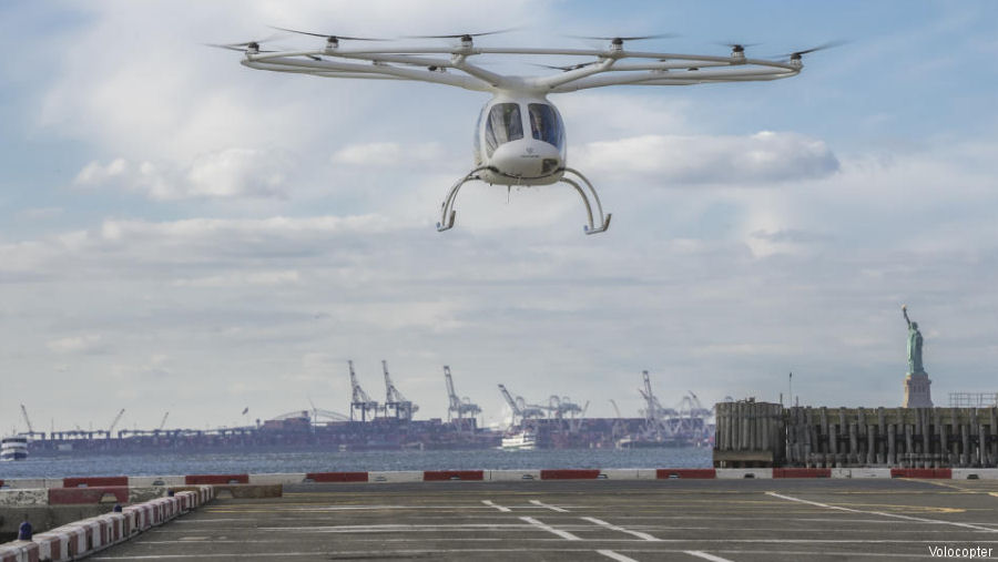 Volocopter First Flight in New York City