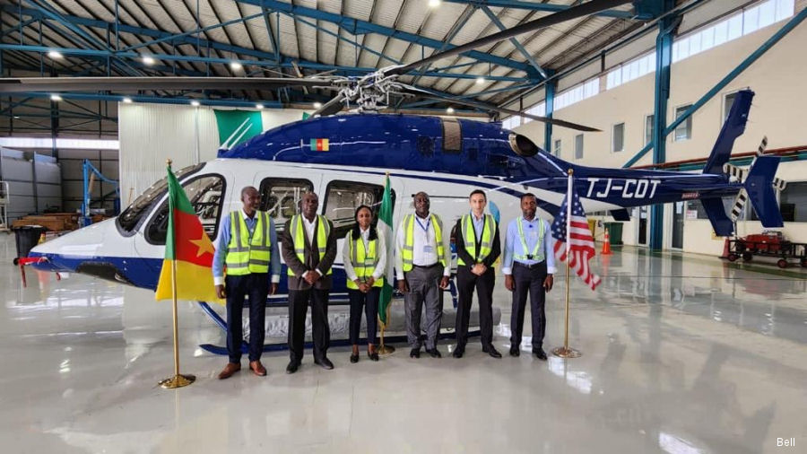 First Bell 429 for Offshore Oil and Gas in Cameroon
