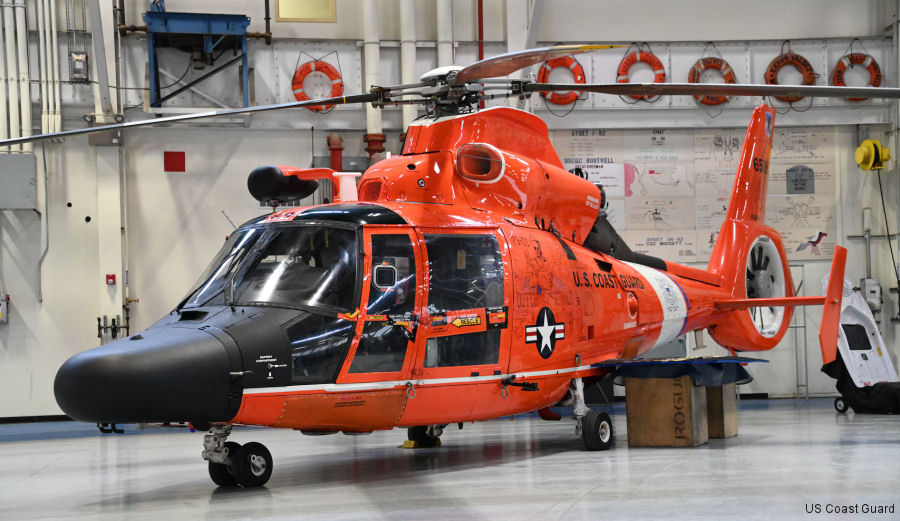 US Coast Guard MH-65 Dolphin Retired from Service in Alaska
