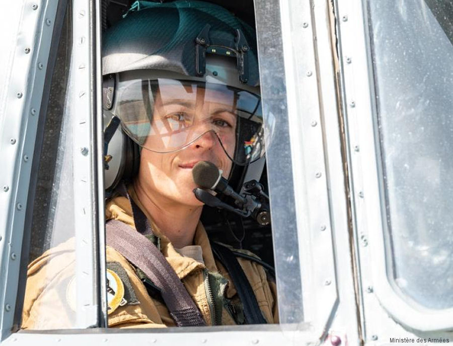 Daily Life of a French Air Force Puma Helicopter Female Pilot